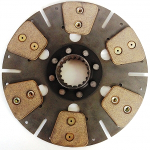 Rigid disc with sintered segments