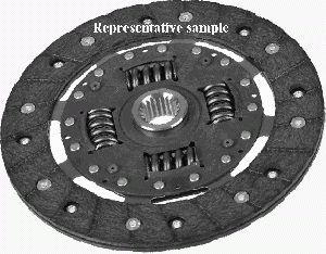 (BL5) - Clutch disc with 4 springs damper D=110 mm with cushion segments